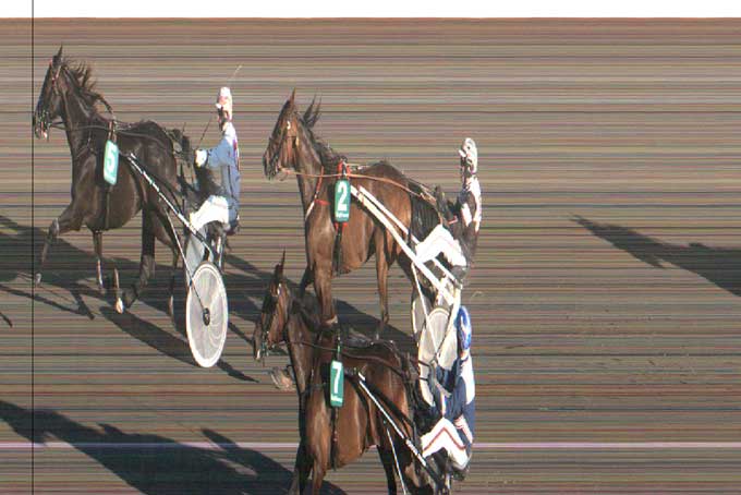 Vikki C N med Flemming Jensen vinder foran indvendige Vinder Vang og Ganghis Khan,